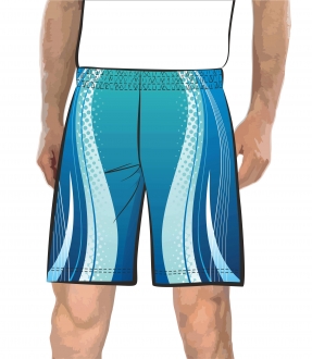 Шорты 201 расцветка 3 голубые