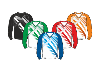 Футболка с длинным рукавом 208 рукав фигурный реглан расцветка4